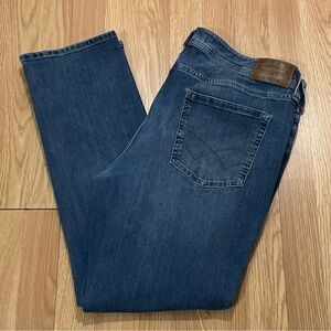 Seven7 Men’s 38x32 (38x30) Slim Straight Jeans Medium Blue Denim Classic